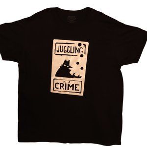 Juggling Is A Crime 'Comedy Prank T-Shirt' Makes a Great Gift....